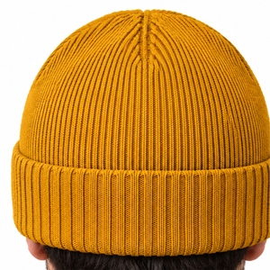 Gorro de Punto Acanalado Unisex, Ajuste Cómodo y Elástico, Diseño de Punto Acanalado, Estilo con Puño Doblado, Fácil de Usar Todos los Días, Esencial para Actividades al Aire Libre - Product Image 6