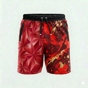 2026 Latest Design High Quality Men's Gym Shorts Pockets Front Casual <b>Canvas</b> Mid Waist Drawstring Closure Knitted Quick Dry - Product Image 5