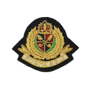 Insignias Bordadas a Mano en Tela de Lona 3D con Hilo Metálico, Personalizadas y de Alta Calidad al por Mayor - Product Image 1