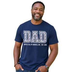 T-shirt pour homme avec inscription DAD Varsity Letters, coton doux, col rond, manches courtes, vêtements décontractés à porter tous les jours - Product Image 4