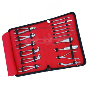 Stainless Steel Manual Dental Instruments 16Pcs Oral Surgical Extraction Set Elevators Forceps Pliers By <b>Blush</b> Surgical - Product Image 2