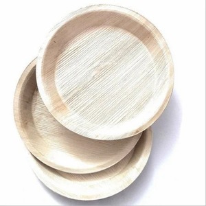 Export Quality Areca Palm Leaf <b>Plates</b> with Biodegradable <b>Disposable</b> Tableware Elegant Natural Finish for Hotels and Restaurants - Product Image 6