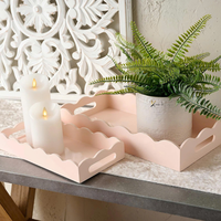 Plateaux en laque OEM/ODM en gros pour cadeaux et décoration, finition premium, adaptés aux aliments, faits à la main, écologiques, durables, parfaits pour le service