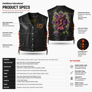 Oversized Boxy Women's Sheep MC Vest Custom Cyber <b>Gothic</b> Side Lace Biker Motorcycle <b>Jacket</b> OEM Winter Streetwear Outerwear - Product Image 5