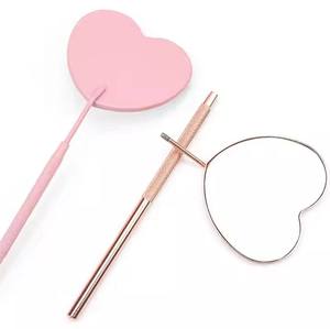 Best Quality Lash <b>Mirror</b> heart shape Eyelash Extension <b>Mirrors</b> for Checking Eyelashes Professional - Product Image 1