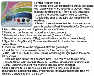 Sistema de Enfriamiento por Nebulización para Exteriores de Taiwán, Máquina de Niebla para Jardín y Patio - Product Image 6