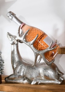 Decorative Gold Deer <b>Head</b> Bowl Stand Modern Resin Elk Figurine for Tabletop Decor and Serving - Product Image 5