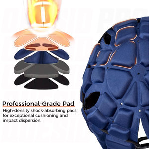 Casque de football américain souple 7v7, casque de rugby, casque de scrum, protège-tête rembourré pour le football, réglable, pour jeunes, enfants et adultes - Product Image 2