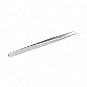 Premium I Shape Stainless Steel Eyelash Tweezers Silver Isolation Classic Lash Extension Precision Beauty <b>Tool</b> Kit - Product Image 4