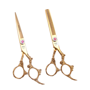 Tijeras de Peluquería Profesionales de Acero Inoxidable Purple Dragon Japan, Herramientas para Barbería, Venta Directa de Fábrica, Personalizables - Product Image 1