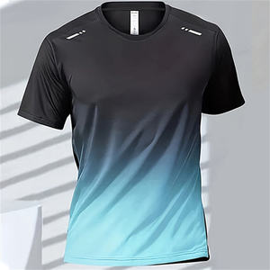 OEM 2026 High Quality Wholesale Sublimation Print Blank 100% <b>Polyester</b> <b>tshirt</b> Sport Gym Heavyweight Custom logo Men's T-Shirts - Product Image 6
