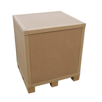 Boîte en carton kraft alvéolé durable et réutilisable, taille personnalisée pour l'emballage robuste des produits électroniques grand public