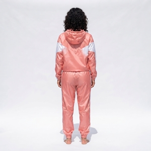 Ensemble survêtement coupe-vent oversize en gros : veste zippée et pantalon - Product Image 3