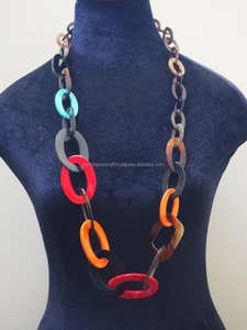 สร้อยคอสไตล์ศาสนาคลาสสิกสำหรับฤดูใบไม้ผลิฤดูหนาวสำหรับปาร์ตี้ที่มีฮอร์นไข่มุกไข่มุกเชือกโซ่ล็อคจำนวนรูปแบบ - Product Image 2