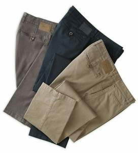 Jean en toile pour homme de qualité supérieure, quatre poches, confortable, léger, décontracté, coupe droite, 100 % coton, confortable - Product Image 2