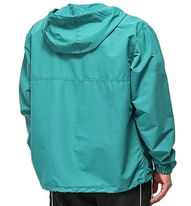 2025 Custom Design Breathable Zipper Hooded Windbreaker <b>Jacket</b> Stand Spring Autumn Casual <b>Waterproof</b> Fabric <b>Plus</b> <b>Sizes</b> - Product Image 2