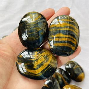 Venta al por Mayor de Grava de Cristal de Ojo de Tigre Azul de Calidad, Piedra Natural de Reiki, Piedra de Ojo de Tigre Azul Pulida para Sanación y Belleza - Product Image 3