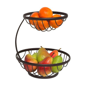 <b>Space</b> <b>Saving</b> Iron Wire Fruit Basket Bowl for Daily Kitchen Storage Needs - Product Image 5