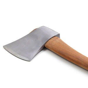 Burraq DIY Hache à fendre Tomahawk personnalisée de 17 pouces, faite à la main, en acier inoxydable de qualité industrielle, avec manche en bois de rose et étui en cuir, pour le camping et la chasse - Product Image 3