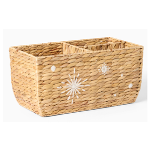 Panier de rangement en jacinthe d'eau de qualité supérieure, tailles personnalisables, conteneurs de rangement en jacinthe d'eau en gros du Vietnam - Product Image 1