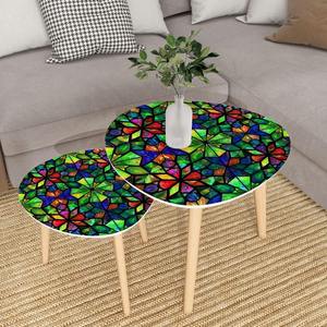 Table basse moderne élégante en bois naturel massif, style bois de manguier pour salon, meubles en bois à prix de gros - Product Image 4