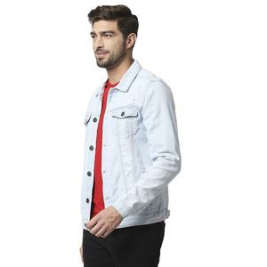 Venta al por mayor de calidad de los hombres chaqueta de mezclilla informal de diseño personalizado con la exportación de moda de tela de cuero personalizada de Bangladesh - Product Image 2