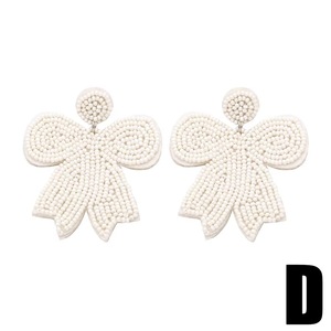 Pendientes de Perlas de Imitación Blancas con Forma de Ala de Ziyan Handicraft, Joyería Clásica de Boda para Mujeres Católicas - Product Image 1