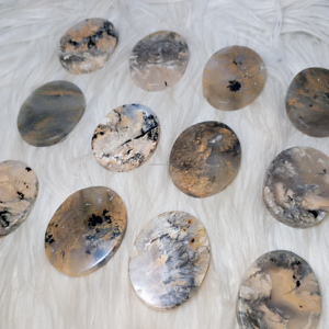 Dendrite Tigre d'Indonésie Naturelle de Haute Qualité, Forme Lisse, Pierres Précieuses, Cristal de Guérison Artisanal, 3,5X4,5X7 cm, 1kg/40pcs, Vente en Gros - Product Image 1