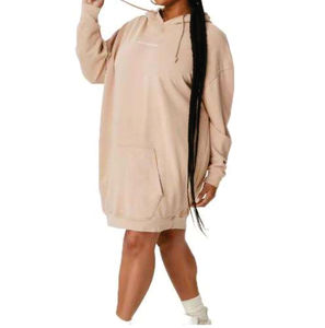 Sweat-shirt à capuche oversize pour femme, imprimé et brodé sur mesure, décontracté, imperméable, mode automne-hiver, manches longues - Product Image 2