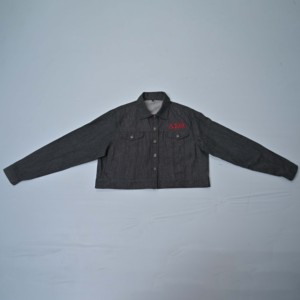 Customized <b>Ladies</b> Outdoor Mandarin Collar Washed Women Winter <b>Coat</b> Jeans Breathable Custom High Quality Snowboard Denim Jacket - Product Image 3