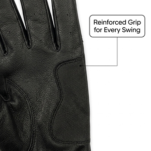 Guantes de Bateo de Béisbol con Logotipo Personalizado, Antideslizantes, de Cuero Genuino, para Adultos, para Entrenamiento Deportivo - Product Image 4