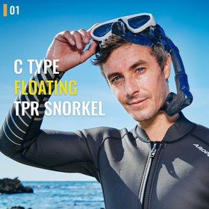Aropec Snorkel Léger Pliable en TPR avec Valve de Purge pour la Plongée Sous-Marine et le Snorkeling - OEM/ODM/OBM - Product Image 2