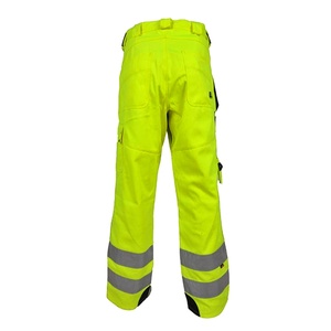 Pantalon de travail de sécurité en polyester pour hommes, ANSI Classe 1 EN ISO 3, imperméable, avec LED clignotante, haute visibilité, décontracté, réfléchissant, logo personnalisé, couleur au choix - Product Image 3