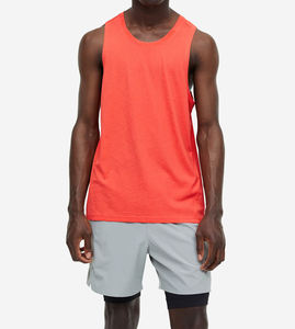 Ropa Deportiva de Yoga y Gimnasio para Hombre, Camiseta Deportiva sin Mangas de Compresión, Color Puro, Transpirable, Absorbente de Sudor, Chaleco Informal para Correr - Product Image 1