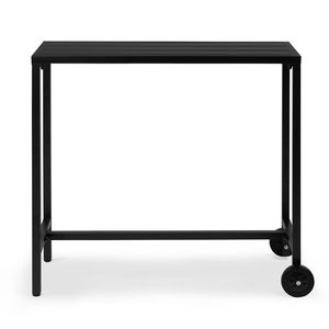 Tavolo da Bar da Esterno da 40 Pollici con Ruote, Rettangolare, Altezza Bancone Stretto per Balcone o Bar - Ricambio 92798956 - Product Image 1