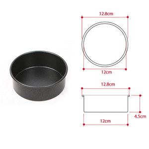 Moule à gâteau rond antiadhésif de 12 cm, mini moule à pâtisserie pour cheesecake, moule individuel pour gâteau, moule à gâteau en couches K-Food, qualité alimentaire - Product Image 6