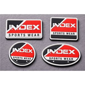 Custom made PVC patches 3D rubber logo waterproof durable custom design <b>velcro</b> backing heat press badge bulk supply - Product Image 6