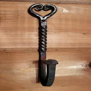 <b>Hand</b> Forged Iron Wall Hook <b>Cast</b> Iron Wall Hook - Product Image 6