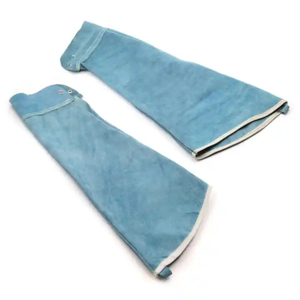 ปลอกแขนป้องกันความร้อนคุณภาพสูง ทนไฟ ทำจากหนังวัวแท้ สำหรับช่างเชื่อม - Product Image 2