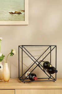 Precision-Welded Metal Wine Rack <b>Shelf</b> - Industrial Strength Commercial Bottle Display Stand for Liquor Stores & <b>Bars</b> - Product Image 5