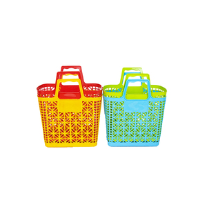 Sac de rangement refermable écologique en plastique durable de 25 L, petit format carré, avec 2 poignées, pour aliments, collations et organisation de voyage - Product Image 5