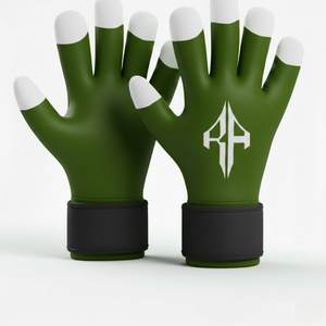 Gants de gardien de but unisexes de qualité supérieure, matériau PU, lacets respirants, protection personnalisée des doigts et du pouce, RIVIAN ATLANTIC - Product Image 5
