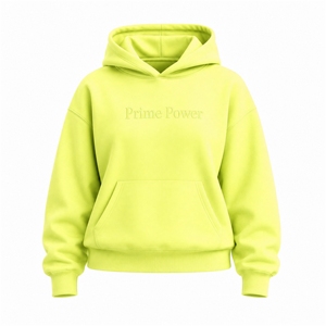 <b>Prime</b> Power Women's Lime Green Hoodie Jogger Set Fleece Casual Two Piece Tracksuit Loose Fit All Seasons Street wear Clothing - Product Image 2