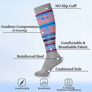 Chaussettes de sport pour hommes, respirantes, antibactériennes, à séchage rapide, antidérapantes, écologiques, pour le vélo - Product Image 5