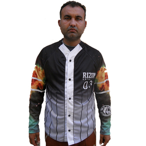 Maillot de baseball pour homme adulte, imprimé numérique, en tissu mesh polyester, antibactérien, séchage rapide, respirant, grande taille, anti-UV, entièrement imprimé à l'avant - Product Image 5