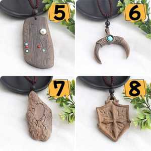 Collar de Madera Natural para Mujer, Joyería Ecológica Hecha a Mano, Elegante Collar de Estilo Étnico - Product Image 3
