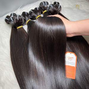Best Quality <b>Human</b> <b>Hair</b> Bundles Super Thick Ends Mirror Bone Straight <b>Real</b> Remy Raw Vietnamese <b>Hair</b> <b>Extensions</b> Ready to Ship - Product Image 4
