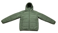 Veste d'hiver pour homme en coton et duvet 65% avec capuche, col montant, décoration en cristal, taille personnalisée, tissée et embossée, tendance