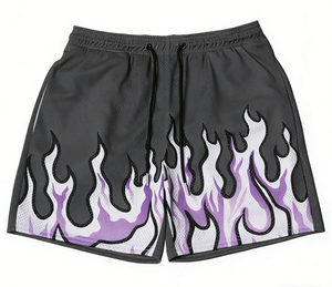 กางเกงขาสั้นตาข่ายพิมพ์ลาย Glory Custom พร้อมเชือกผูกเอว คุณภาพพรีเมียม มีกระเป๋าข้าง สำหรับใส่ลำลอง - Product Image 1