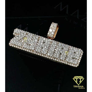 Premium ZSHINE <b>Name</b> <b>Necklace</b> Made with 925 Sterling Silver and Brilliant VVS Moissanite Diamonds - Product Image 4